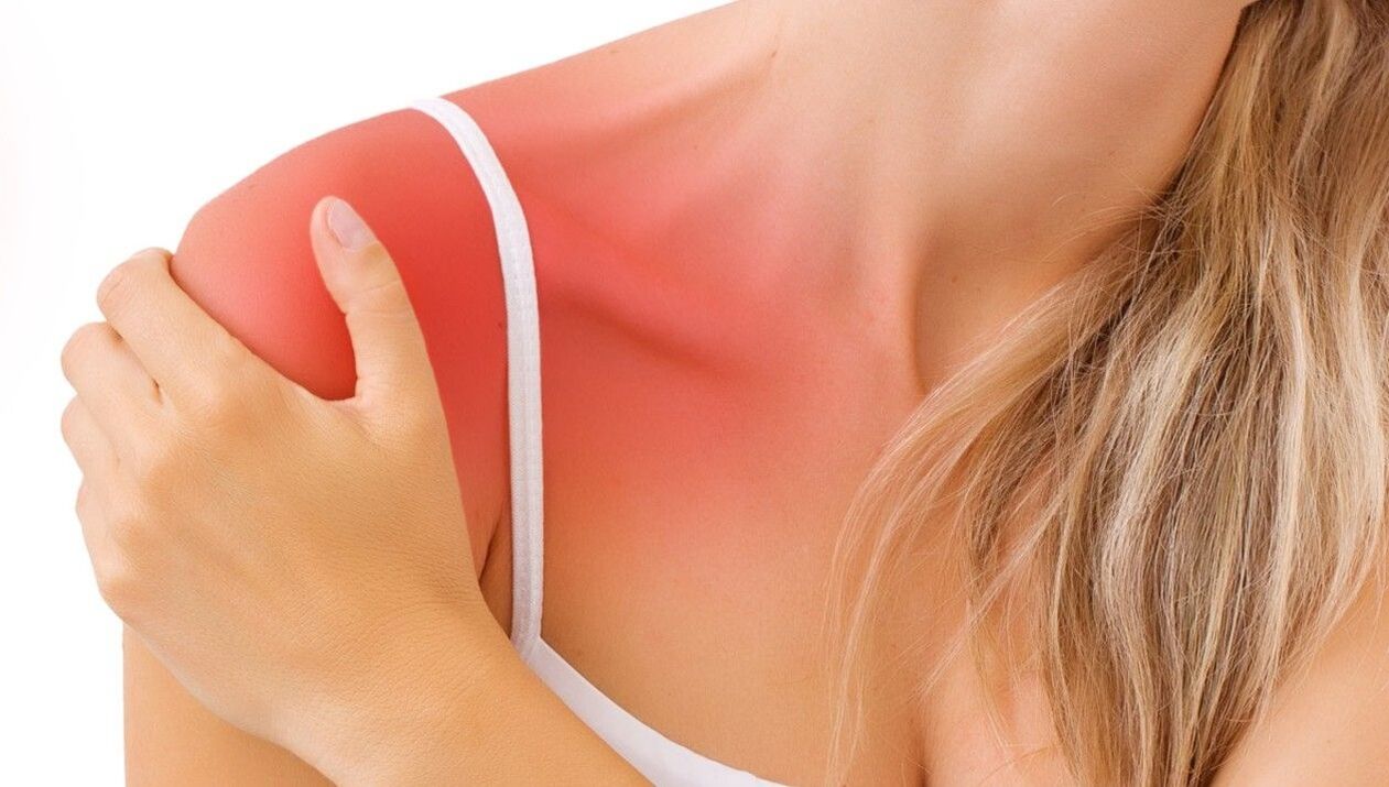 shoulder joint pain due to osteoarthritis