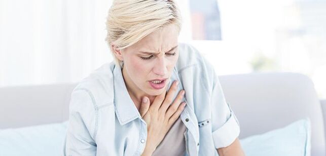 In pleurisy, heart pathologies and intercostal neuralgia, pain under the left shoulder blade may be accompanied by severe shortness of breath